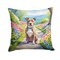 Edge Collections - 18" X 18" - Multicolor - Bull Spring NEW Pit Terrier - 1 Piece